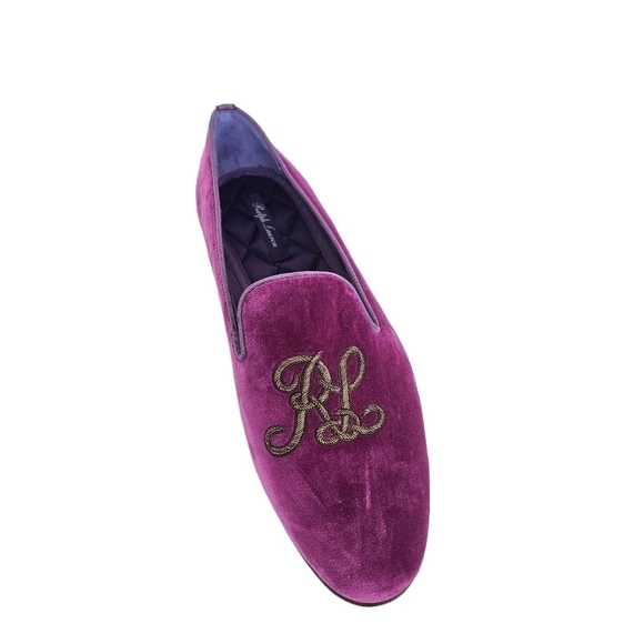 Ralph Lauren Collection Alonzo Velvet Loafer (Single Shoe) - ONLY ONE SHOE - Picture 1 of 9